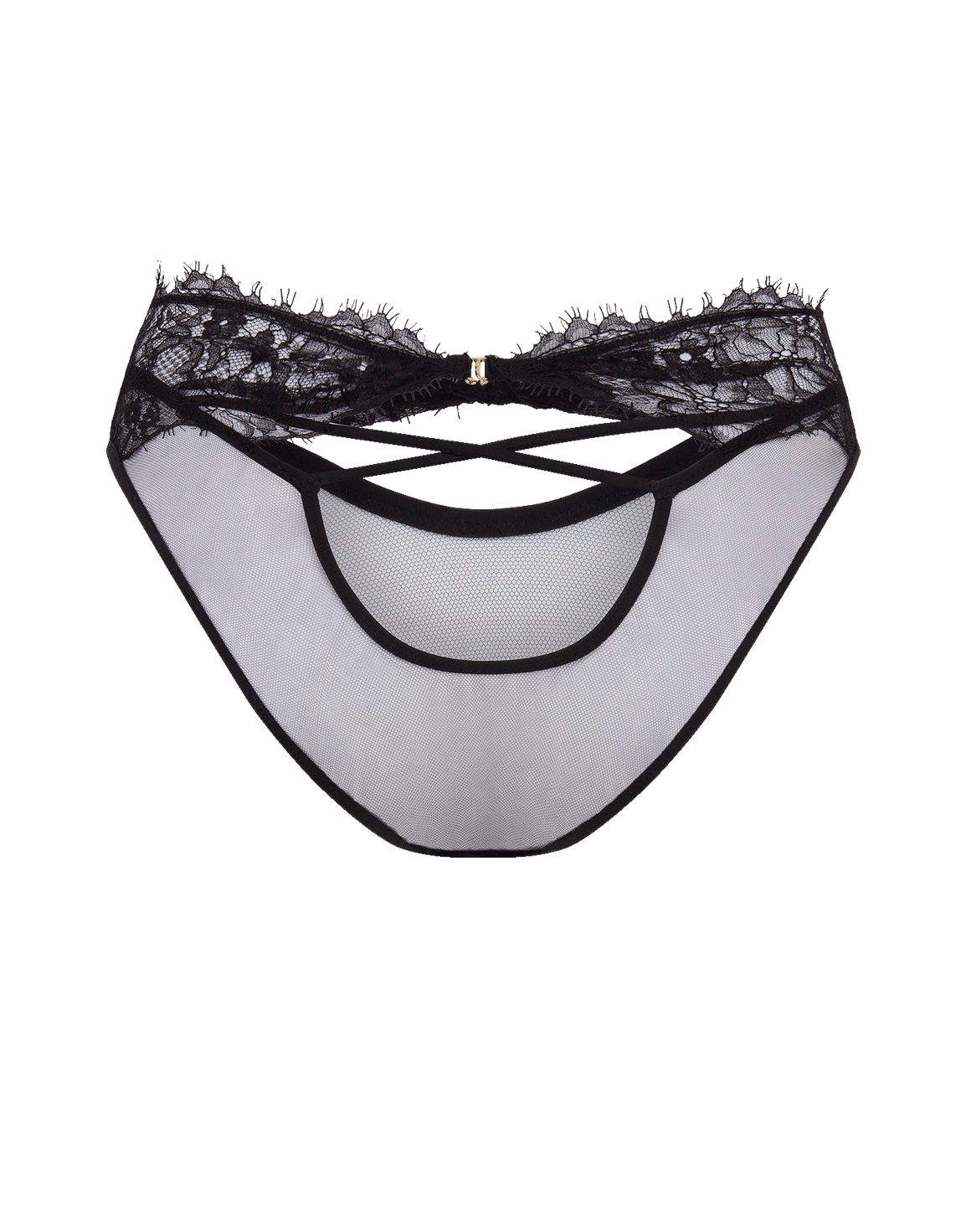 Palma High Waisted Brief Black  | Agent Provocateur