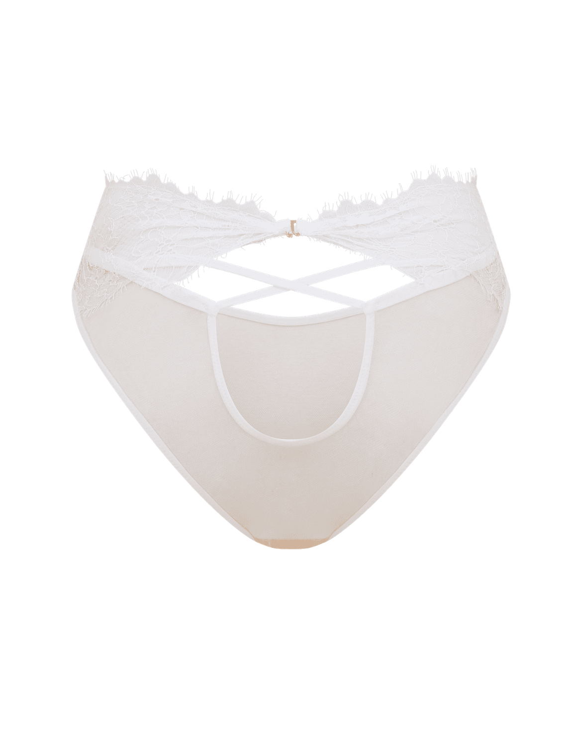 Palma High Waisted Brief White | Agent Provocateur