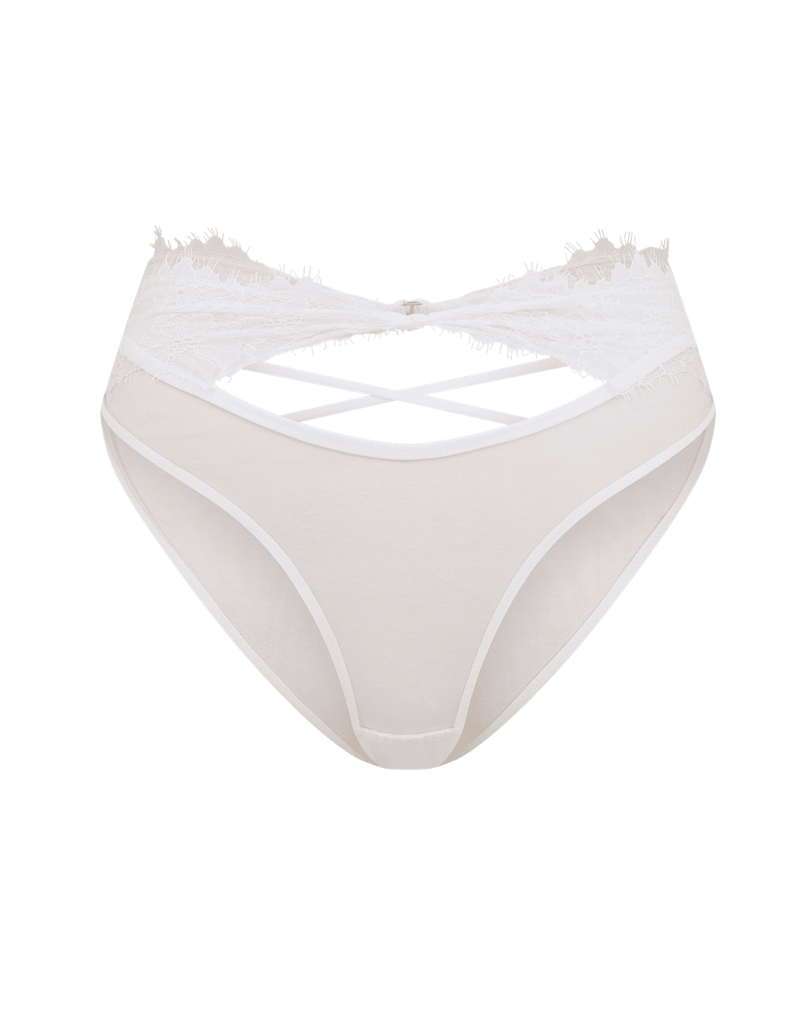 Palma High Waisted Brief White | Agent Provocateur