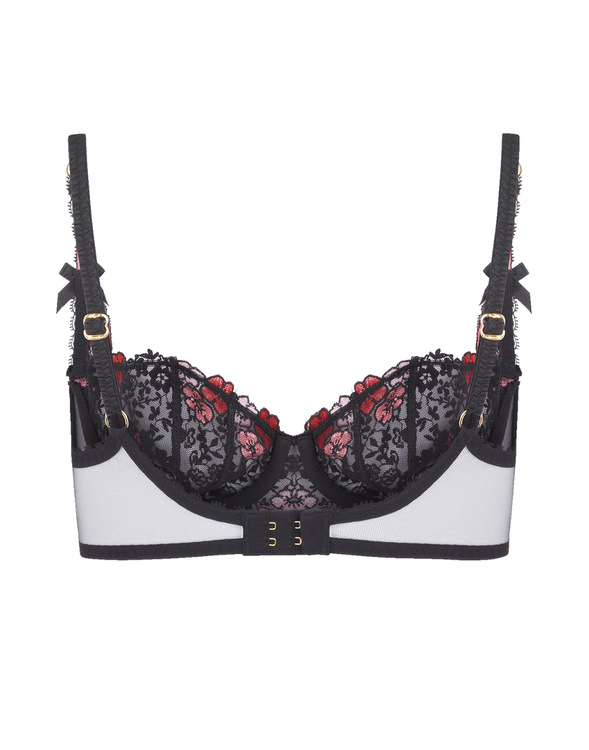 Petunia Balconette Underwired Bra Black | Agent Provocateur