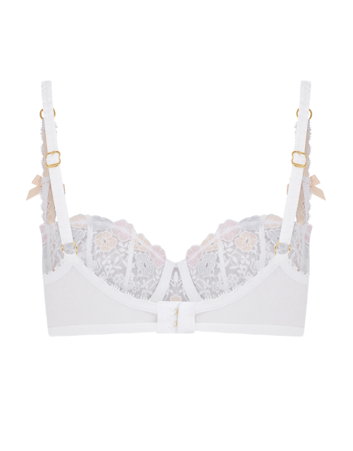 Petunia Balconette Underwired Bra White | Agent Provocateur