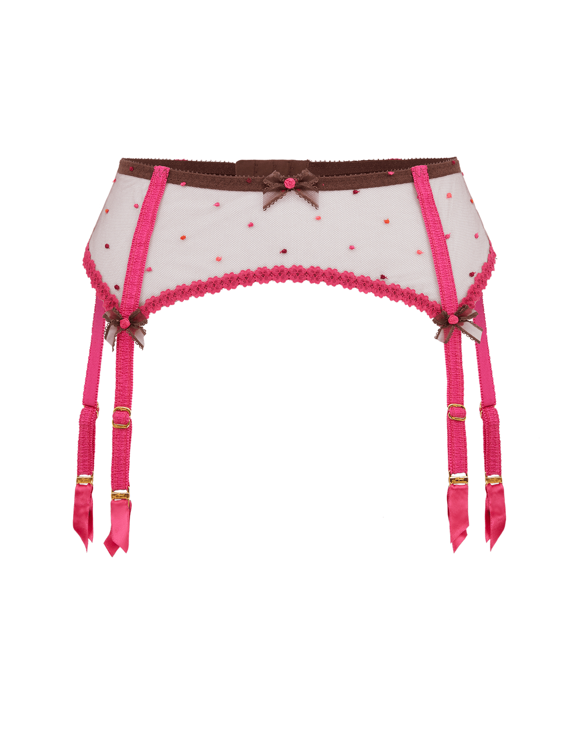 Poppie Suspender Chestnut | Agent Provocateur