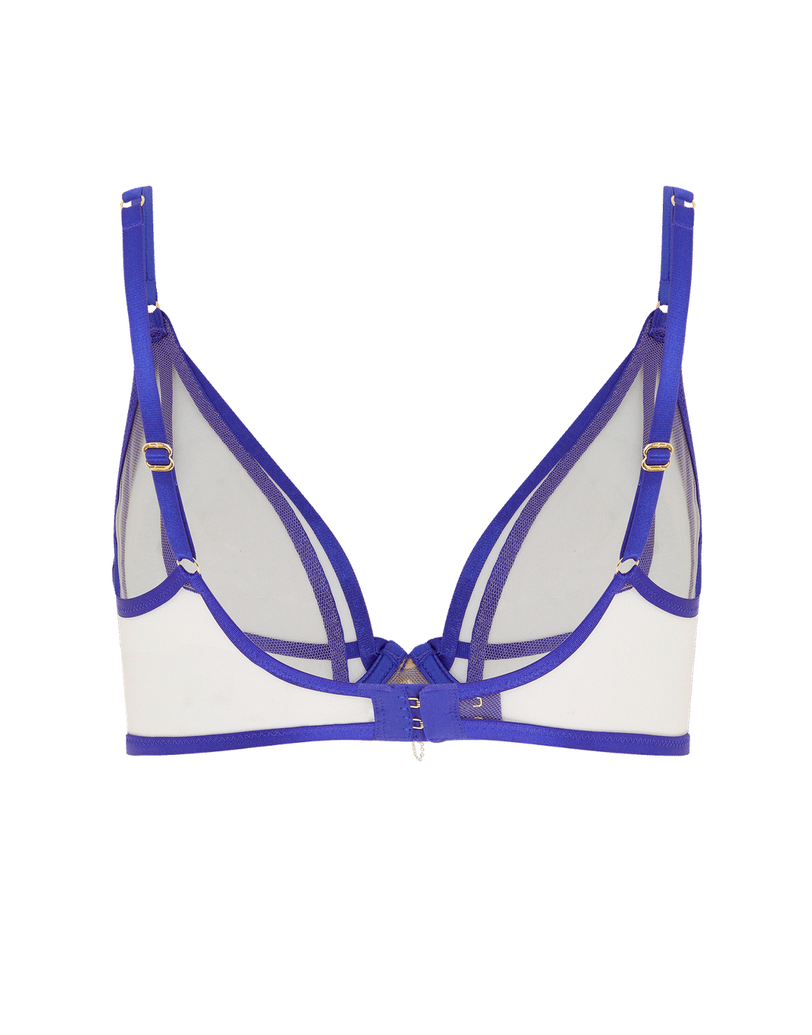 Rubi Plunge Underwired Bra Cobalt/Cobalt | Agent Provocateur
