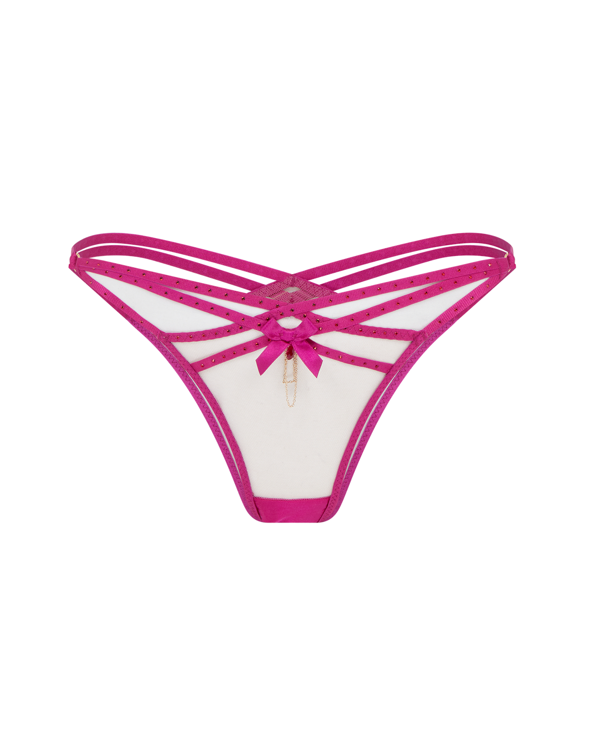 Rubi Full Brief Magenta/Sand | Agent Provocateur