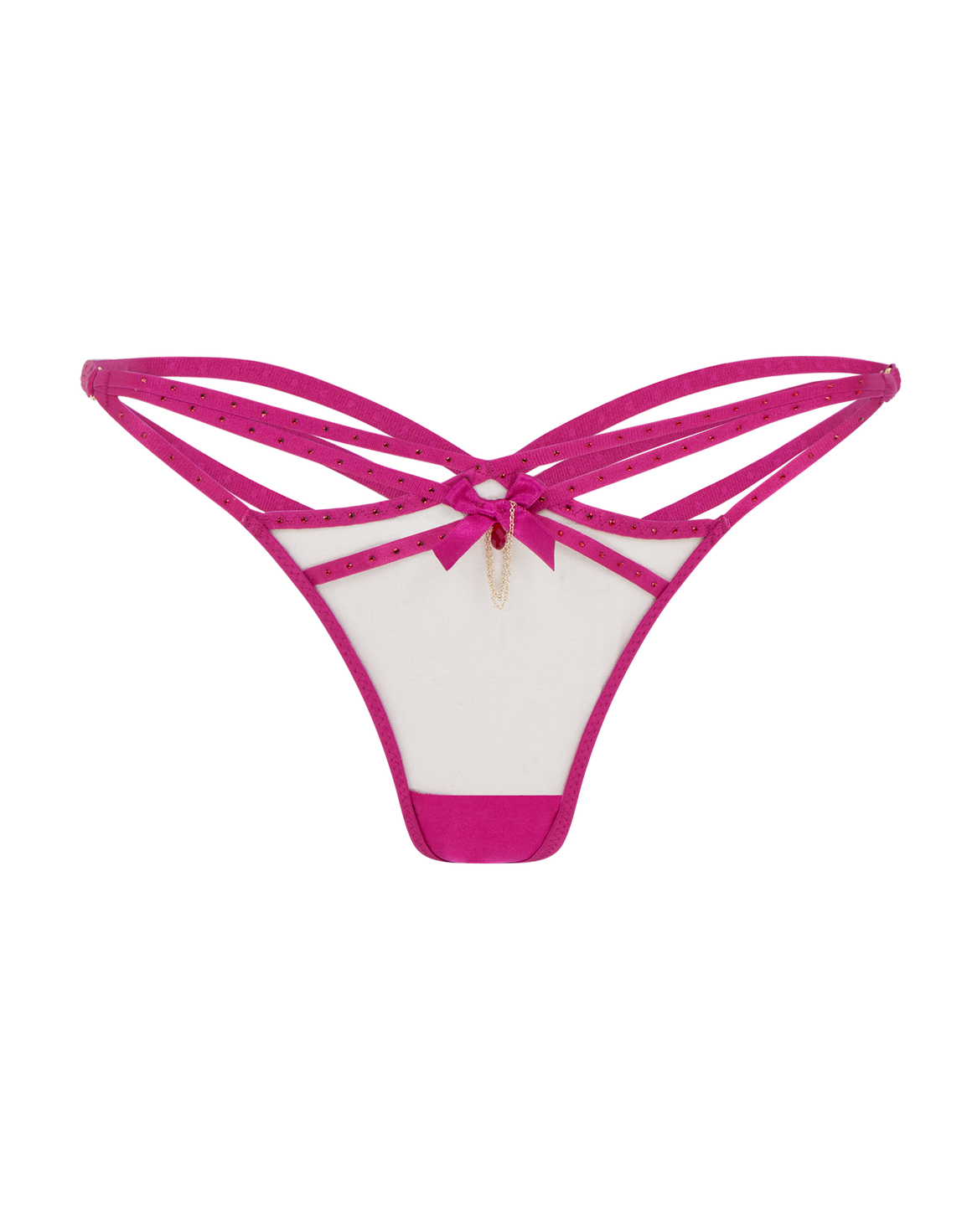 Rubi Thong Magenta/Sand | Agent Provocateur