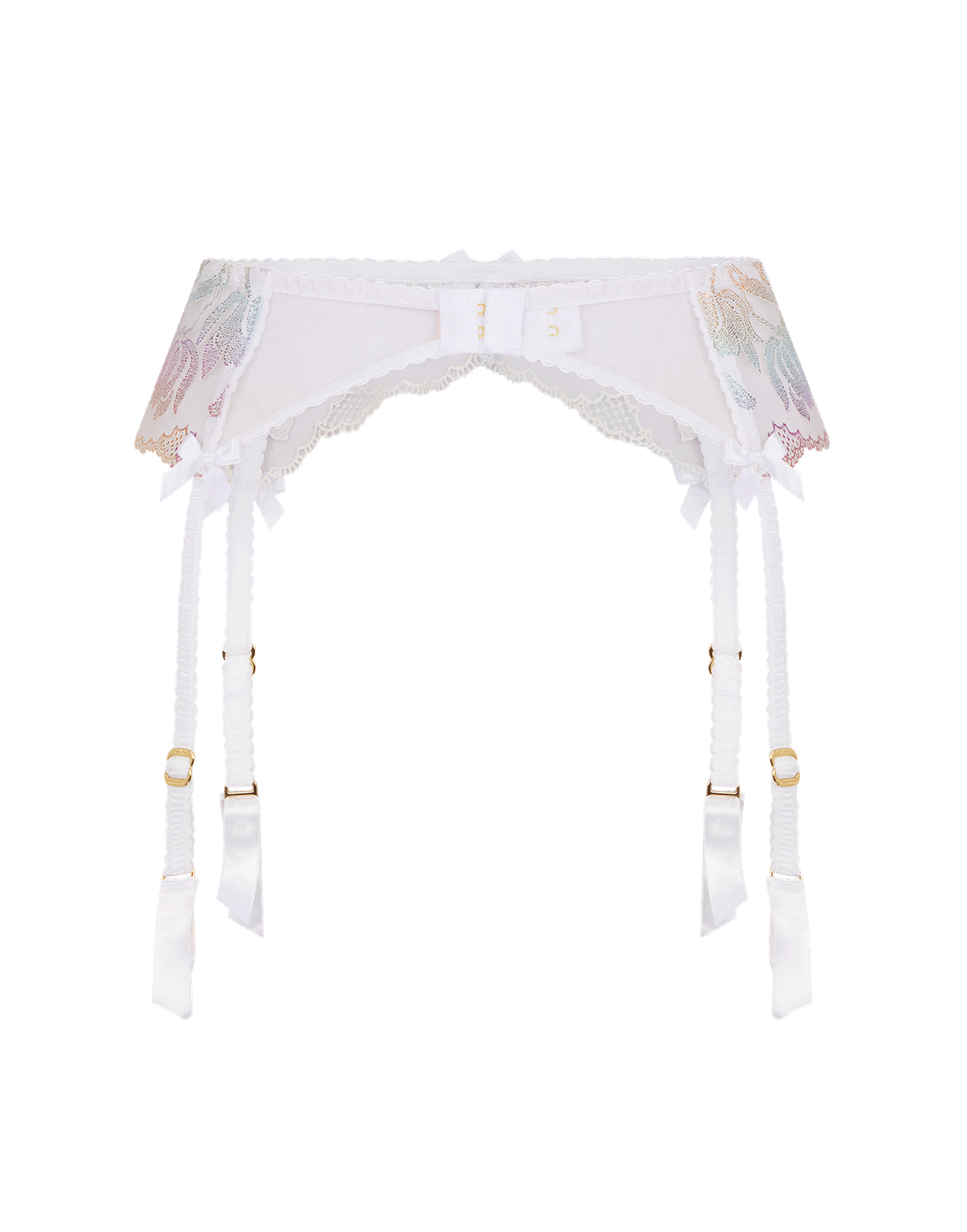Sparkle Suspender White | Agent Provocateur