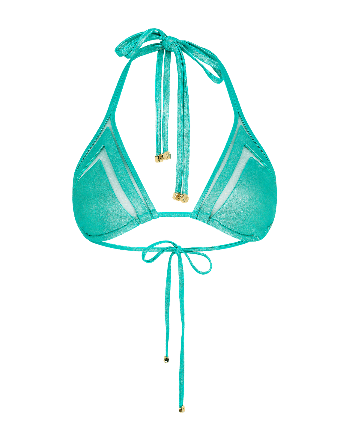 Tora Bikini Top Teal/Gold | Agent Provocateur