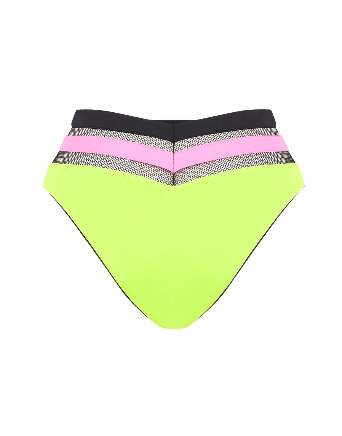 Zenaya High Waisted Bikini Bottoms Green | Agent Provocateur