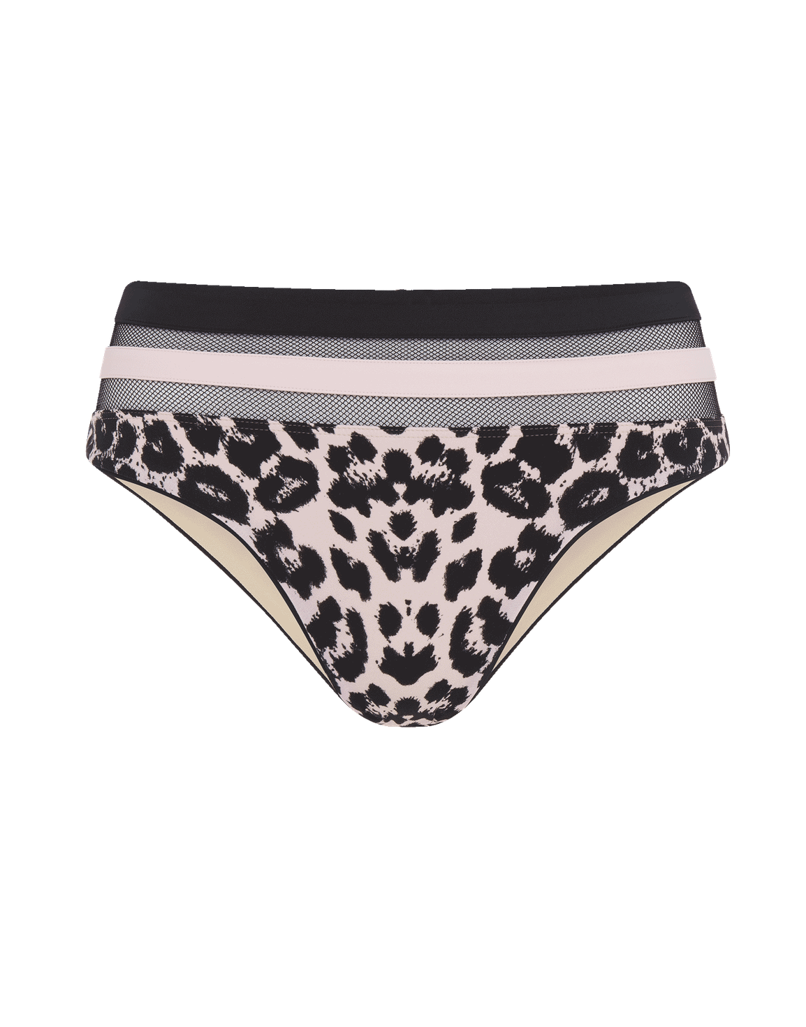 Zenaya High Waisted Bikini Bottom Leopard | Agent Provocateur