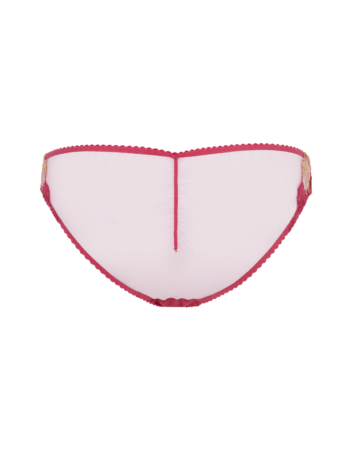 Zuri Full Brief Fuchsia/Red/Gold | Agent Provocateur