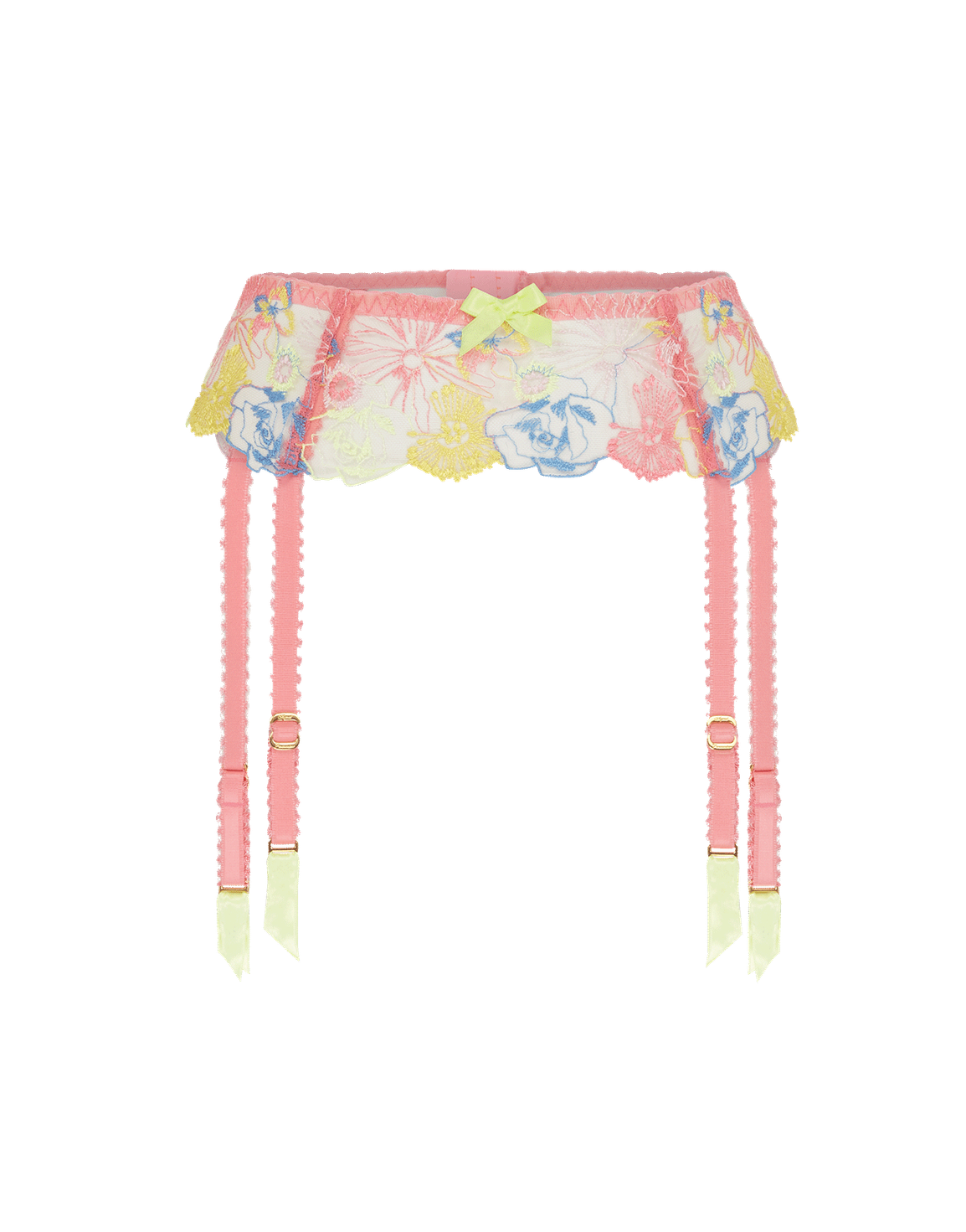 Zuri Suspender Pink Multicolour | Agent Provocateur
