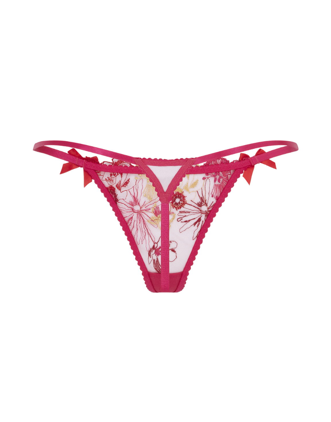 Zuri Thong  Fuchsia/Red/Gold | Agent Provocateur
