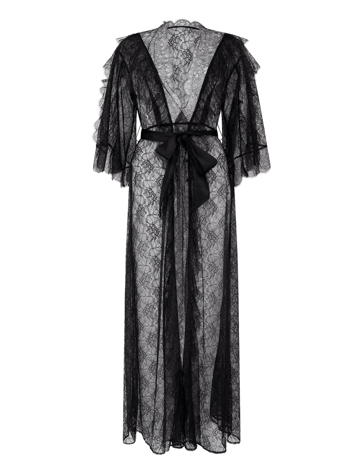 Pomona Dressing Gown Black | Agent Provocateur