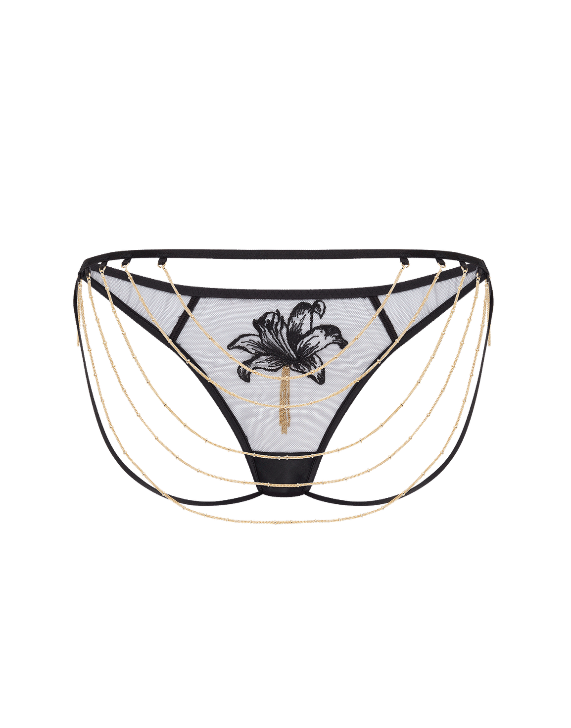Auretta Brief Black/Gold | Agent Provocateur