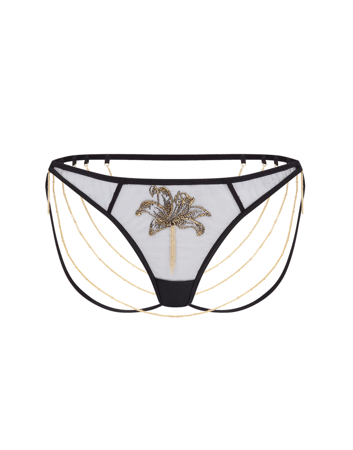 Auretta Brief Black/Gold | Agent Provocateur