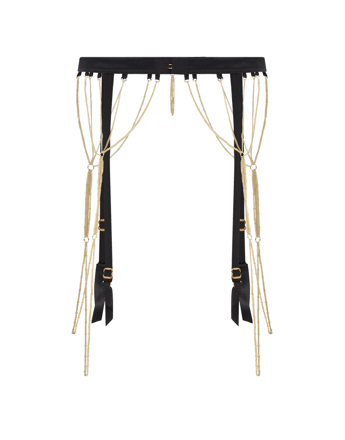 Auretta Suspender Black/Gold | Agent Provocateur