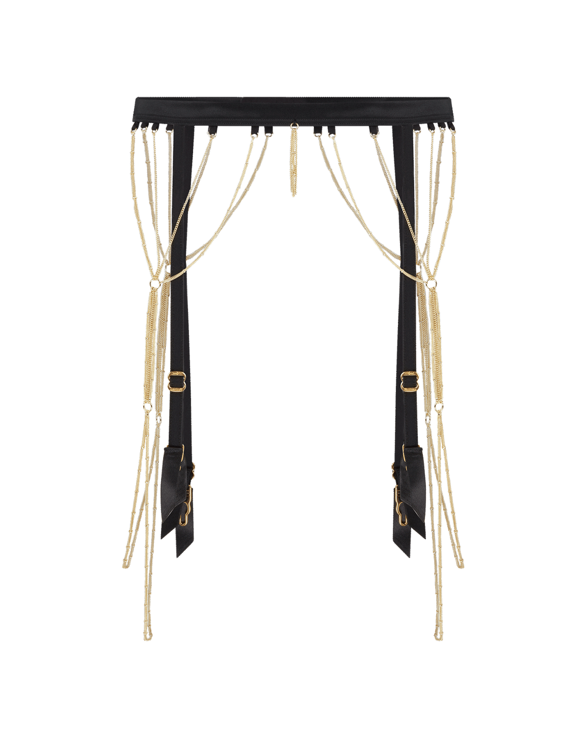 Auretta Suspender Black/Gold | Agent Provocateur