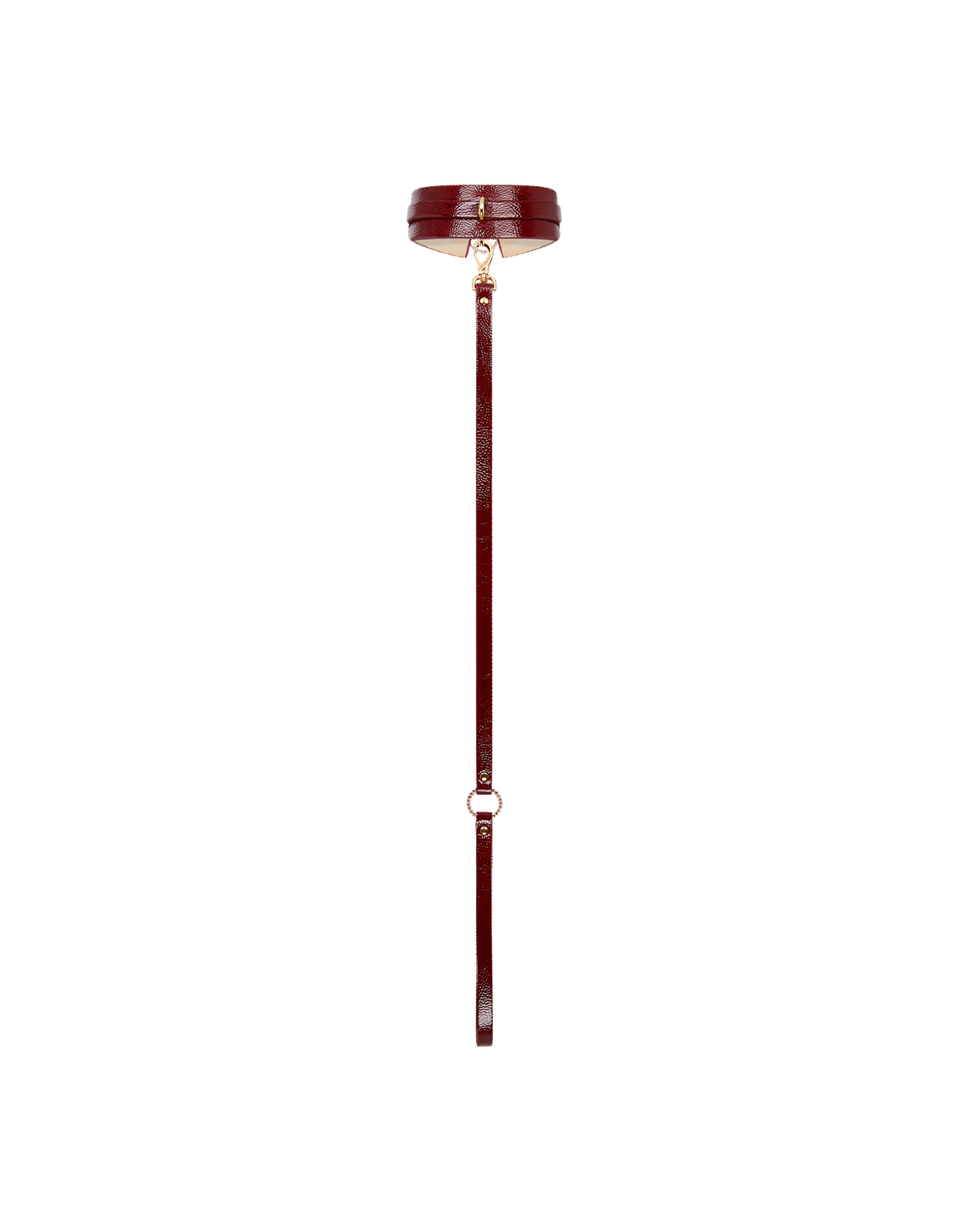 Darlina Choker Burgundy/Gold | Agent Provocateur