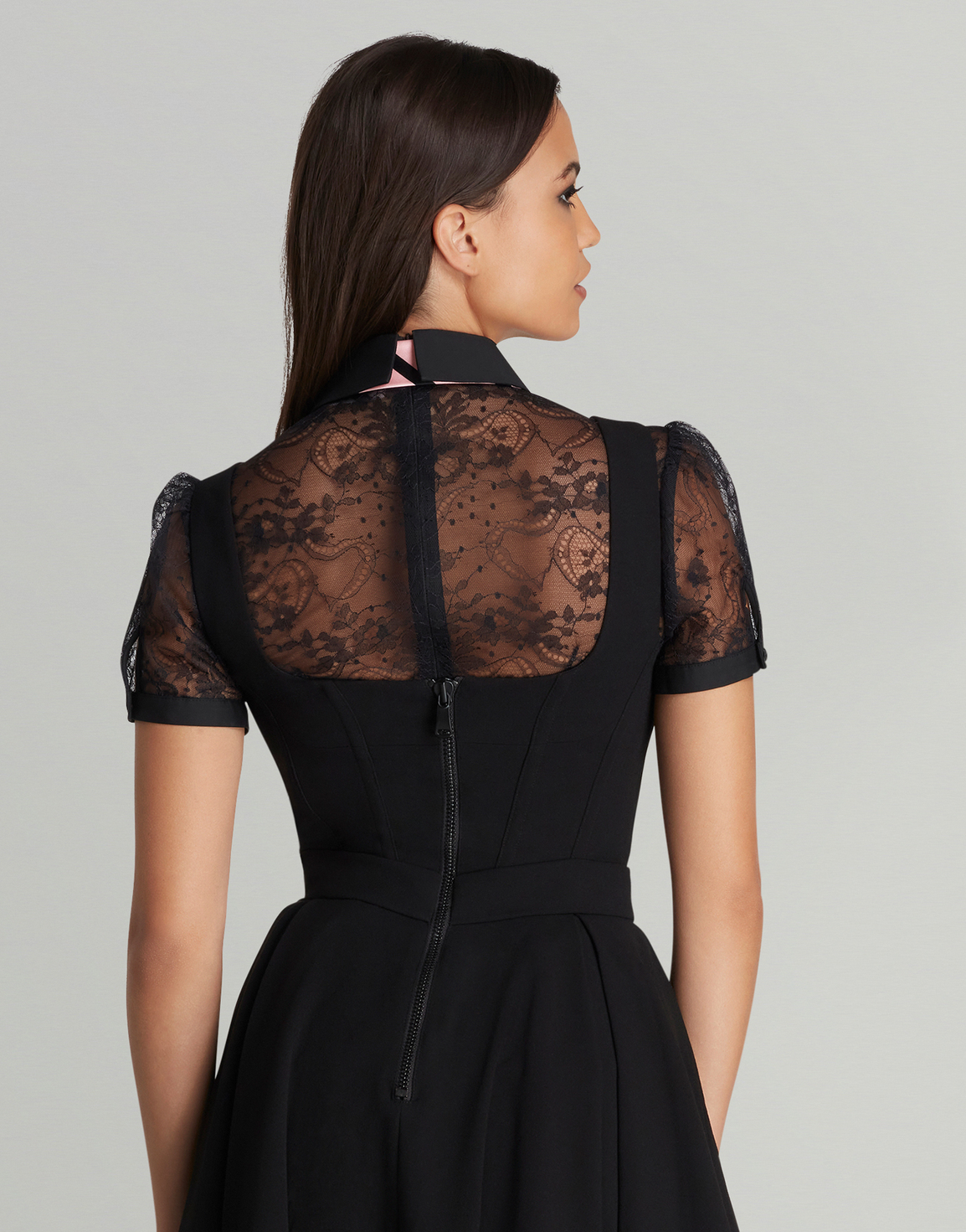 Dorothie Tie Pink/Black | Agent Provocateur