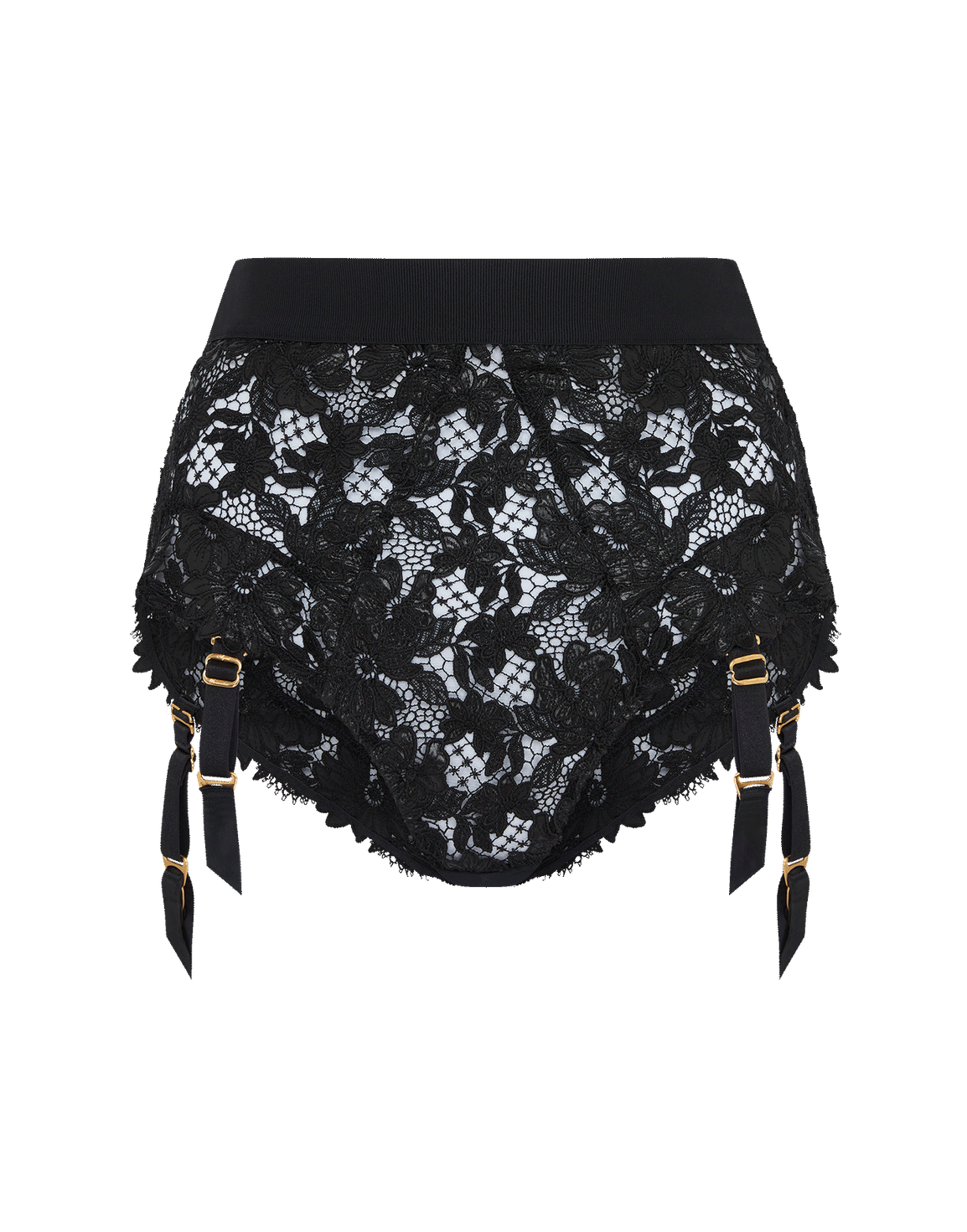 Edira Suspender Brief Black | Agent Provocateur