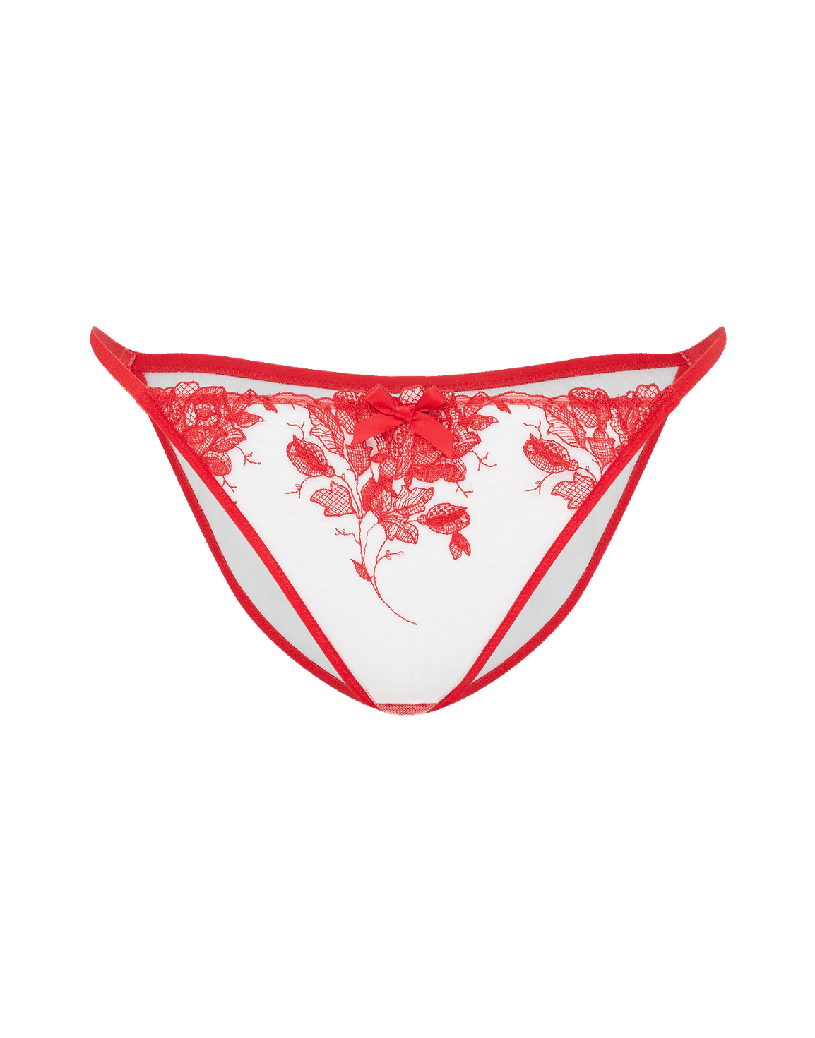 Elvie Full Brief Red/Sand | Agent Provocateur