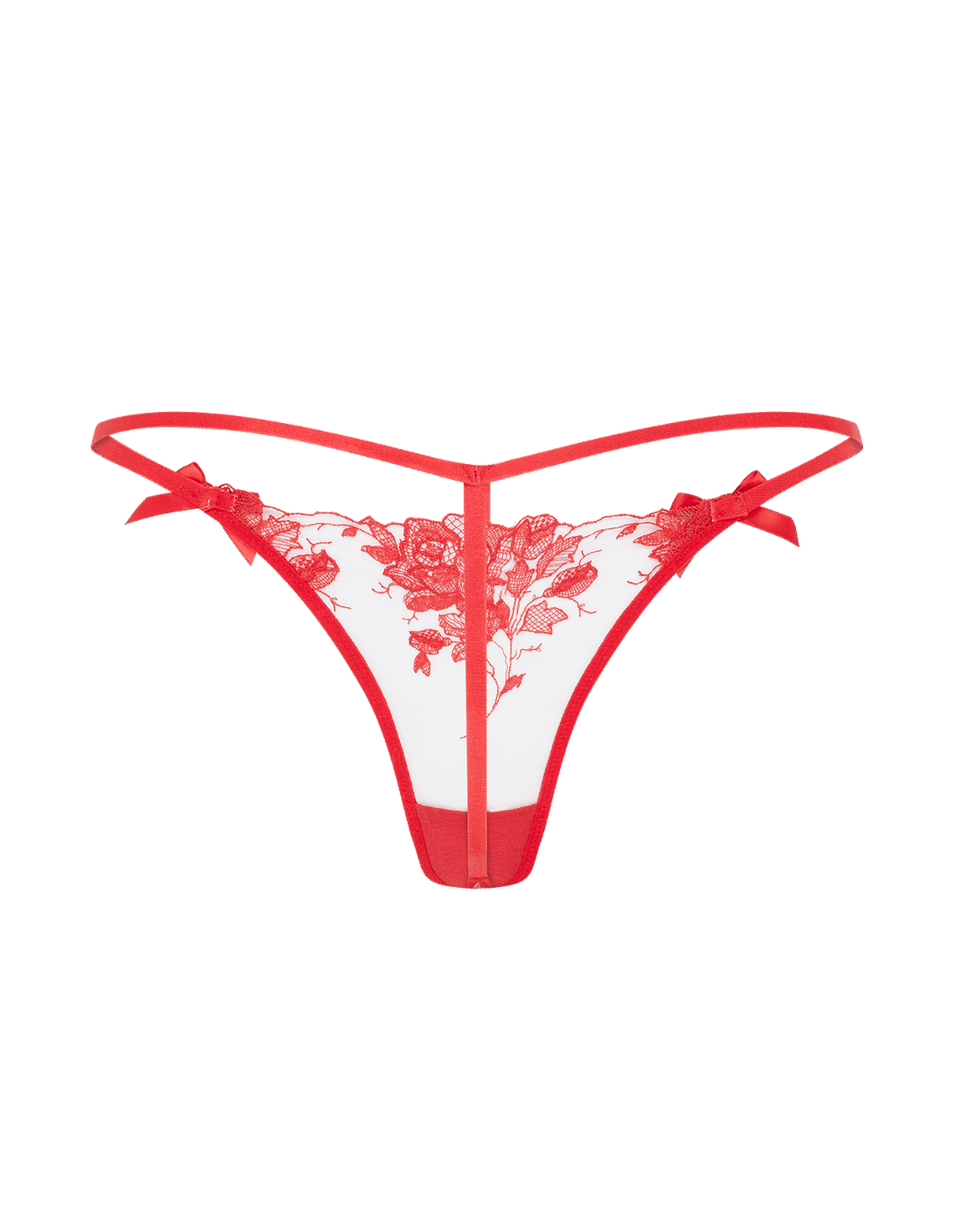 Elvie Thong Red/Sand | Agent Provocateur