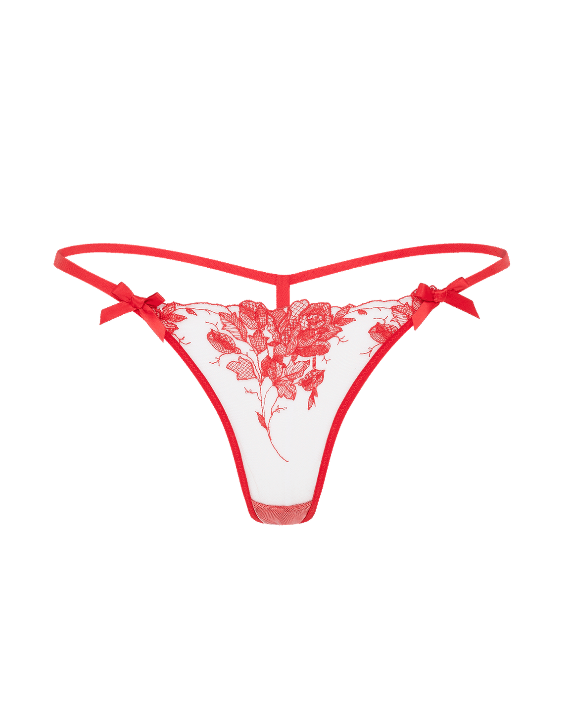 Elvie Thong Red/Sand | Agent Provocateur