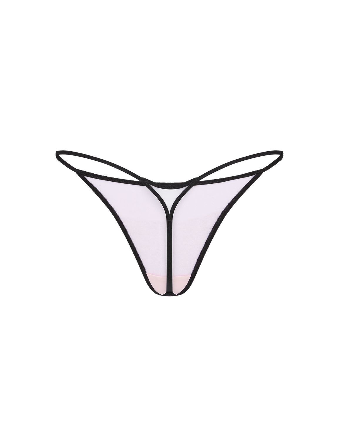 AP ASAP Trixie Thong Baby Pink/Black | Agent Provocateur