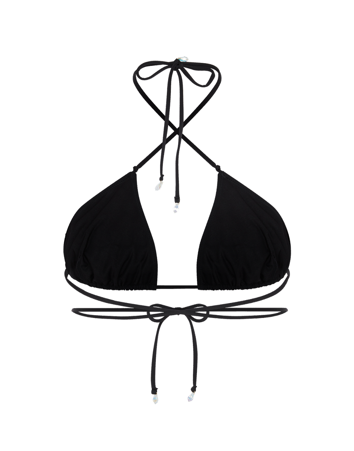 Isameya Bikini Top Black/Iridescent | Agent Provocateur