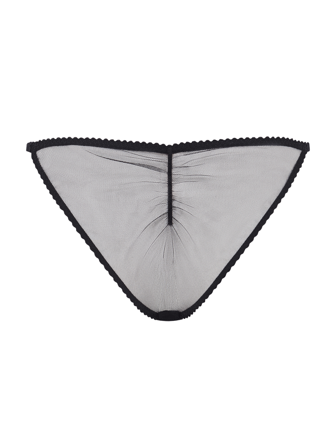 Louella Tanga Brief Black/Pink | Agent Provocateur