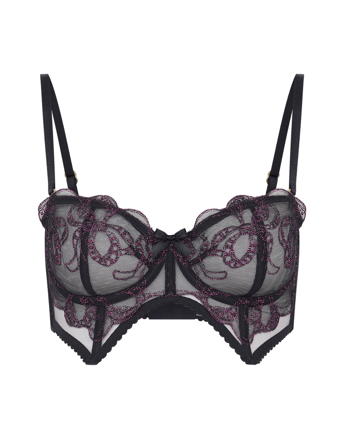 Louella Bustier Black/Pink | Agent Provocateur