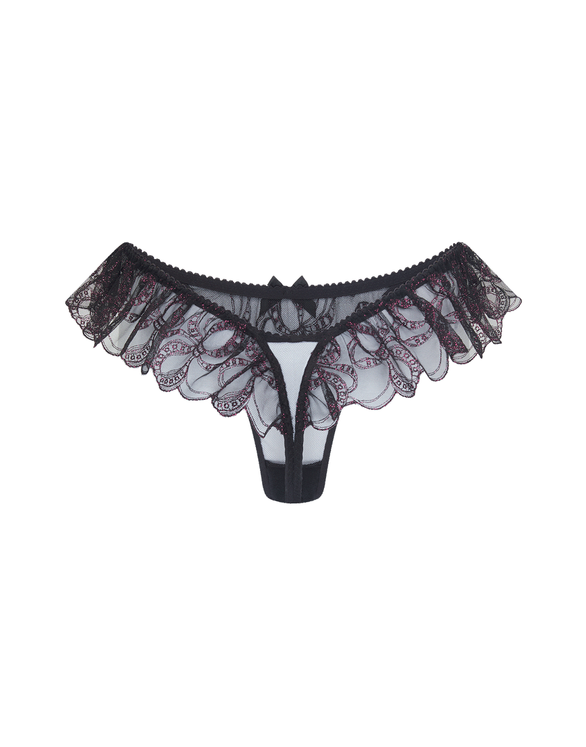 Louella Ouvert Black/Pink | Agent Provocateur