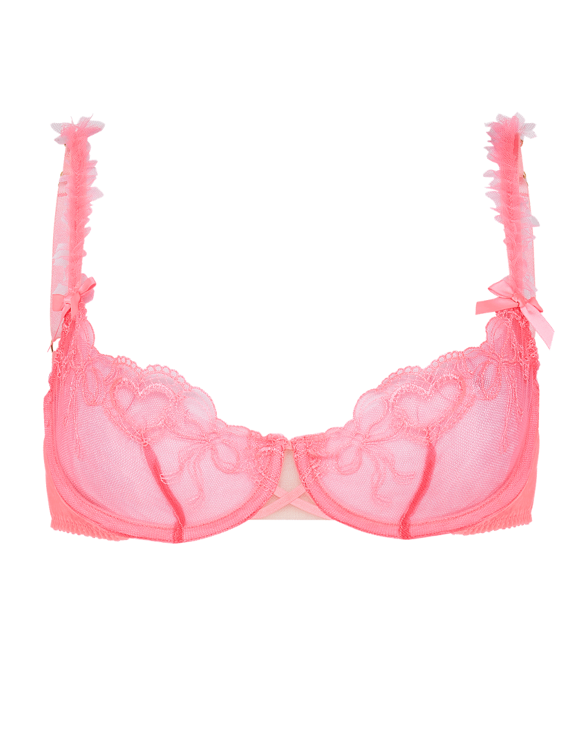 Mimie Demi Cup Underwired Bra Neon Pink | Agent Provocateur