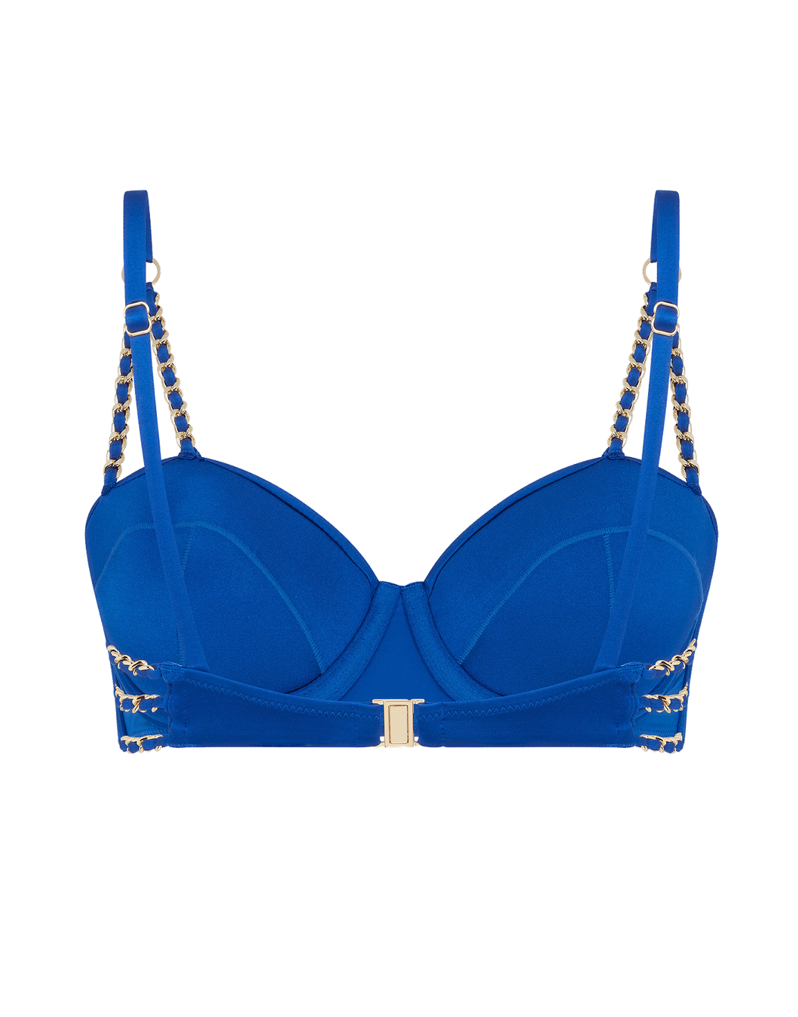 Montie Bikini Top Blue/Gold | Agent Provocateur