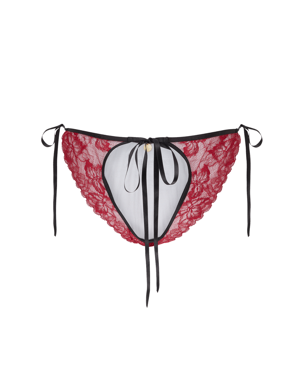 Otta Tie Side Brief Black/Red | Agent Provocateur