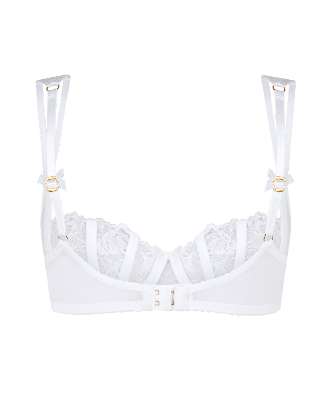 Rosia Balconette Underwired Bra White | Agent Provocateur