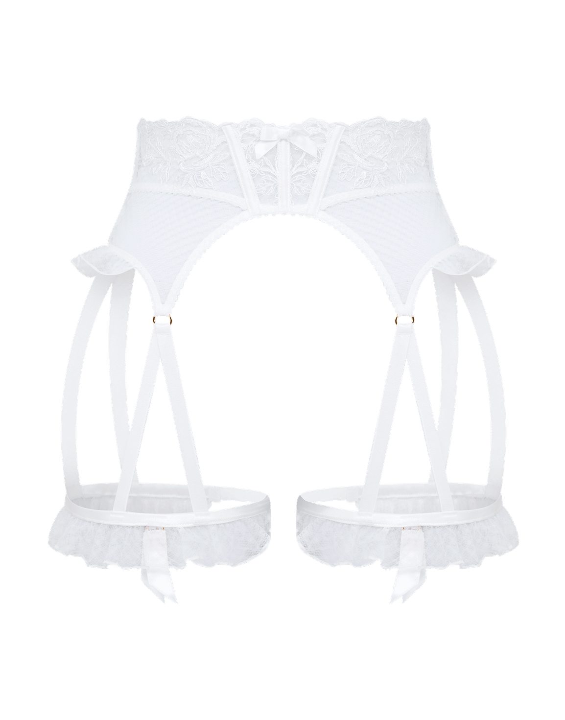 Rosia Suspender White | Agent Provocateur