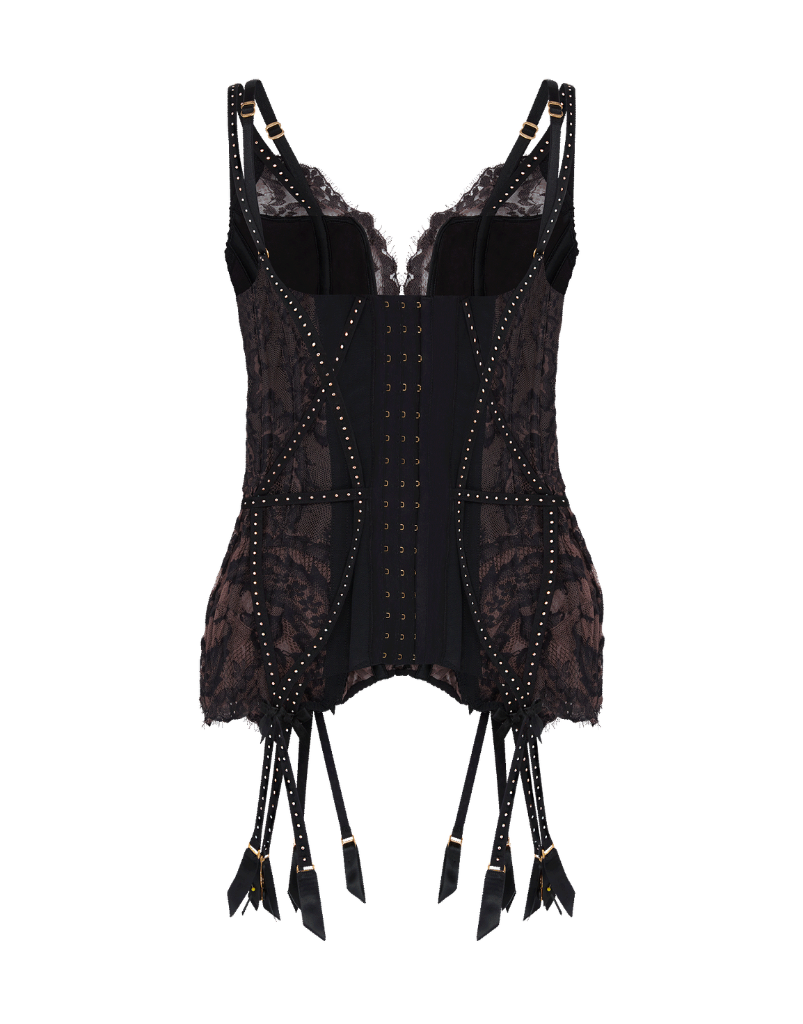 Temptressa Basque Mink/Black | Agent Provocateur