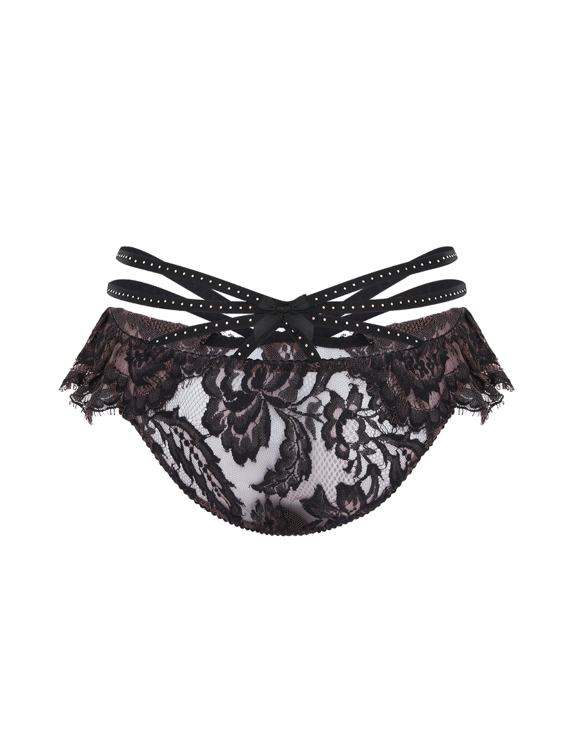 Temptressa Full Brief Mink/Black | Agent Provocateur