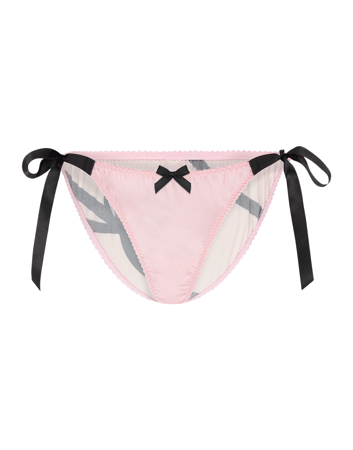 Unwrap Me Tie-Side Brief Baby Pink/Black | Agent Provocateur