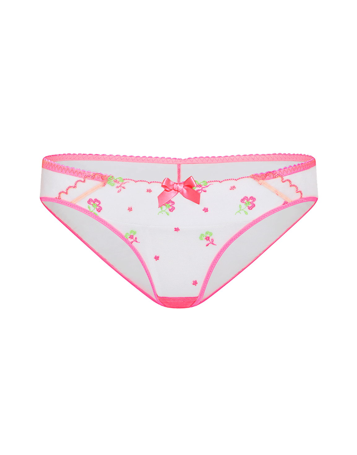 Willowe Full Brief Pink/Green | Agent Provocateur