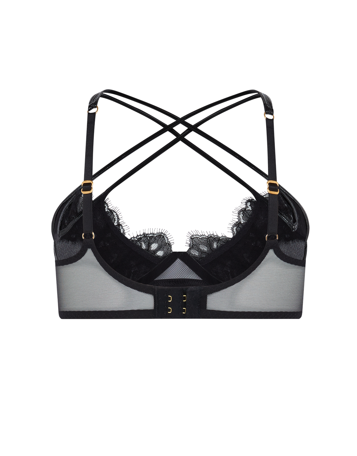 Ariella Plunge Underwired Bra Black | Agent Provocateur