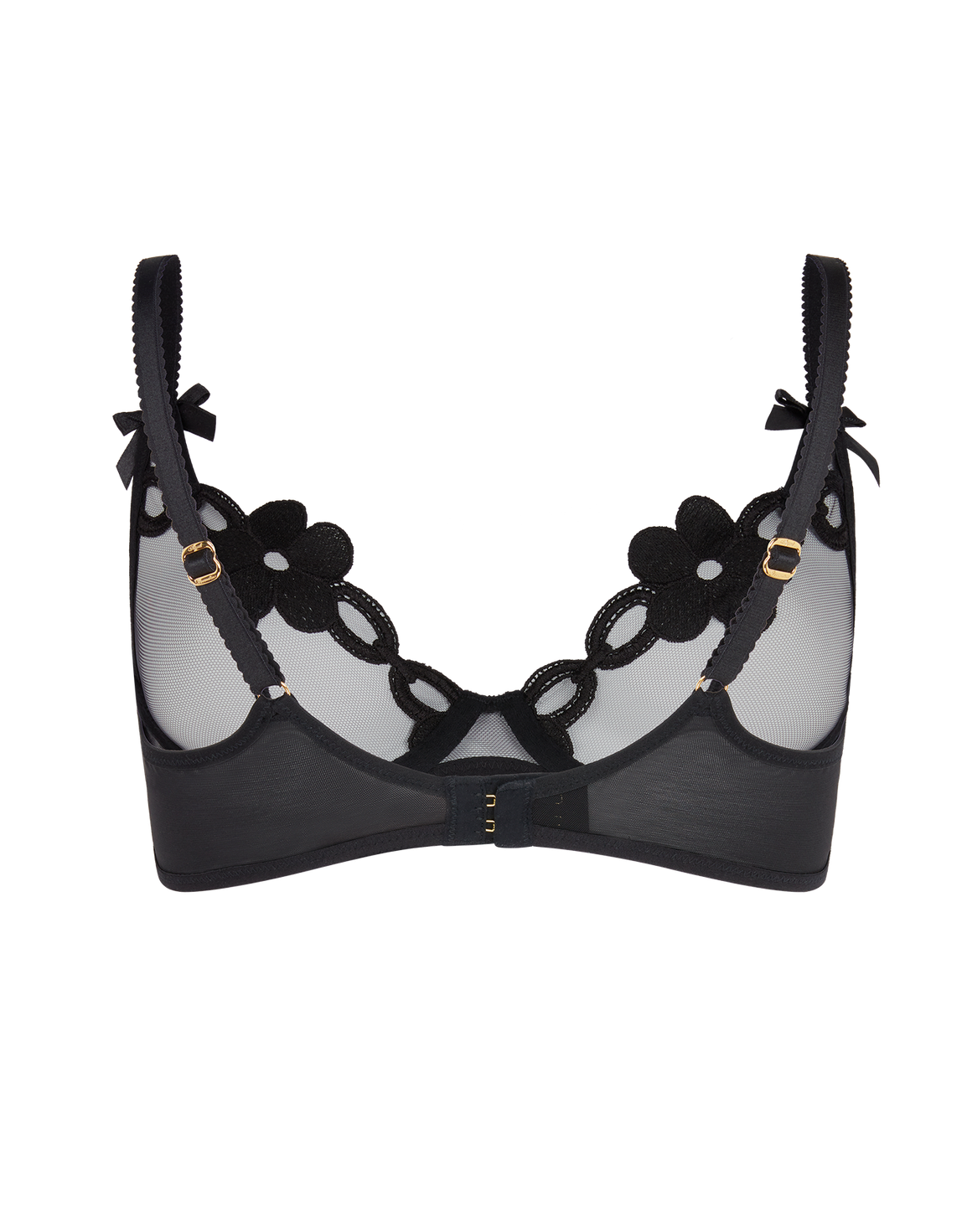 Daysi Plunge Underwired Bra Black | Agent Provocateur