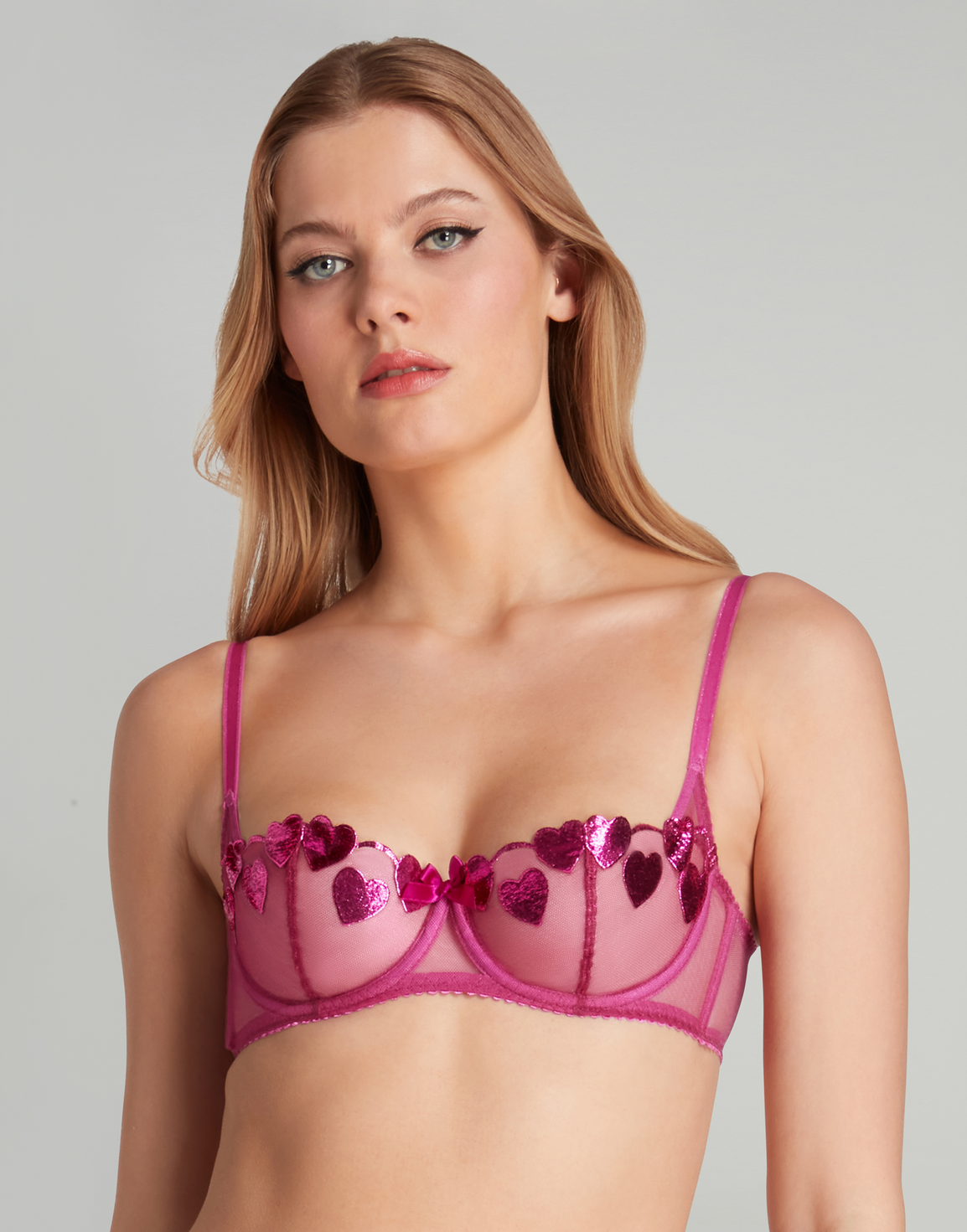 Liliya Balconette Underwired Bra Magenta | Agent Provocateur