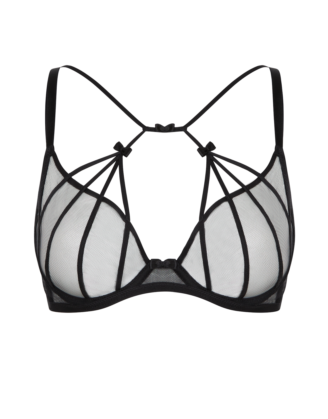 Missi Plunge Underwired Bra Black | Agent Provocateur