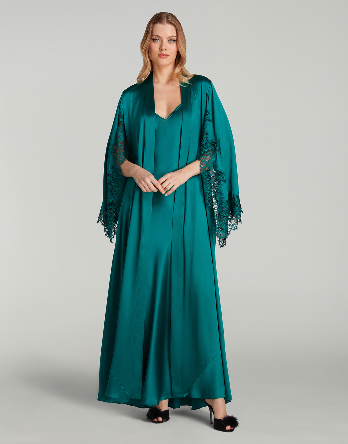Solanna Long Slip Solanna Green | Agent Provocateur