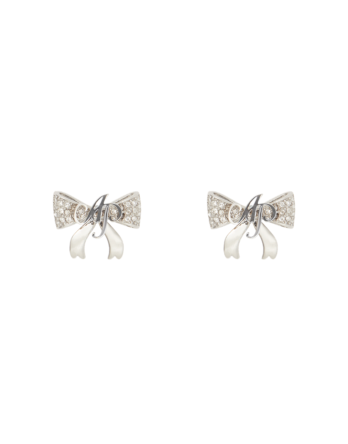 Brietta Earrings Silver/Crystal | Agent Provocateur
