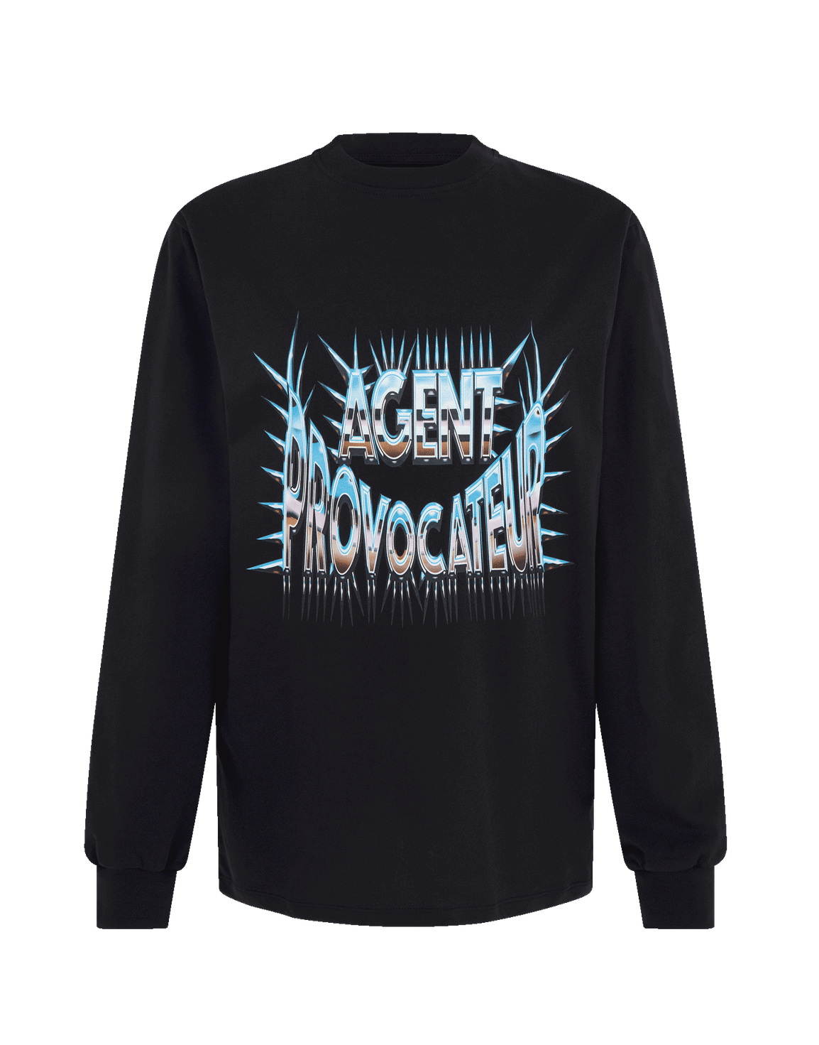 Suzzi Long Sleeve T-Shirt Black | Agent Provocateur