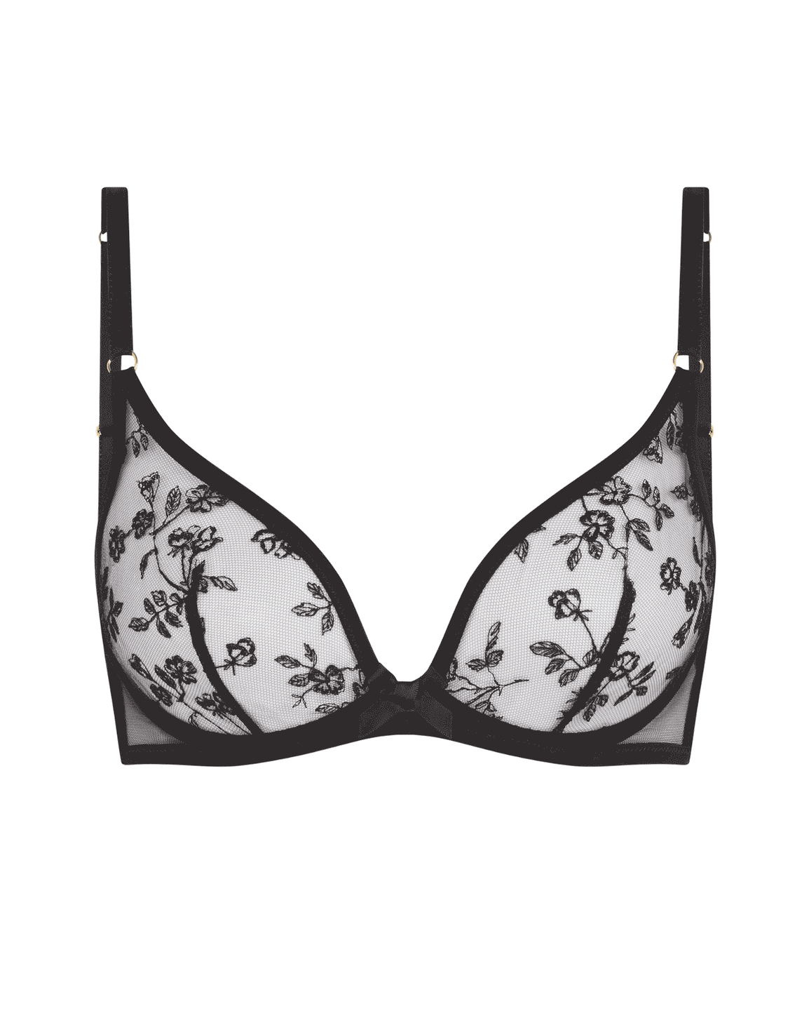 Henrieta Full Cup Underwired Bra Black | Agent Provocateur