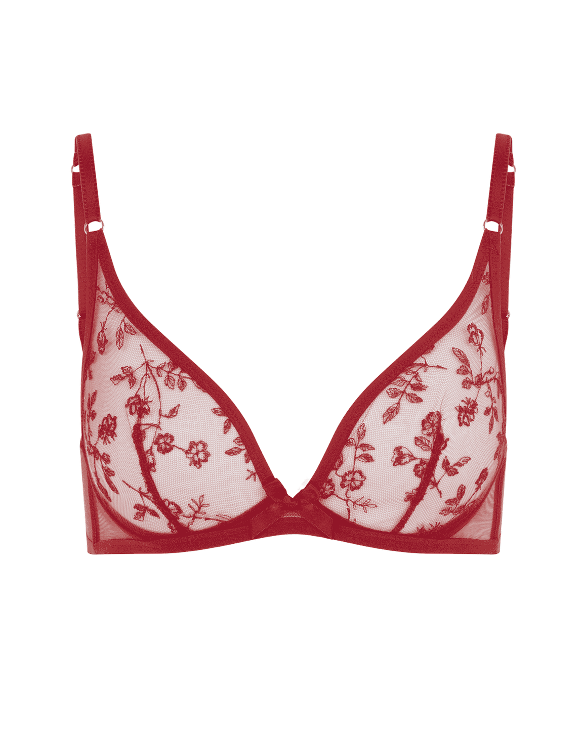 Henrieta Full Cup Underwired Bra Red | Agent Provocateur